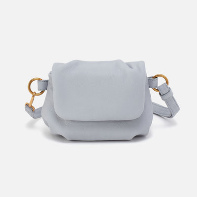 Harley Crossbody Sling In Pebbled Leather - Blue Pearl