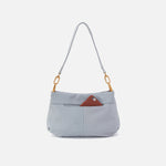 Advance Shoulder Bag in Pebbled Leather - Indigo Cloud