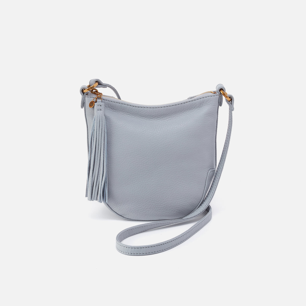Lexi Crossbody in Pebbled Leather - Indigo Cloud