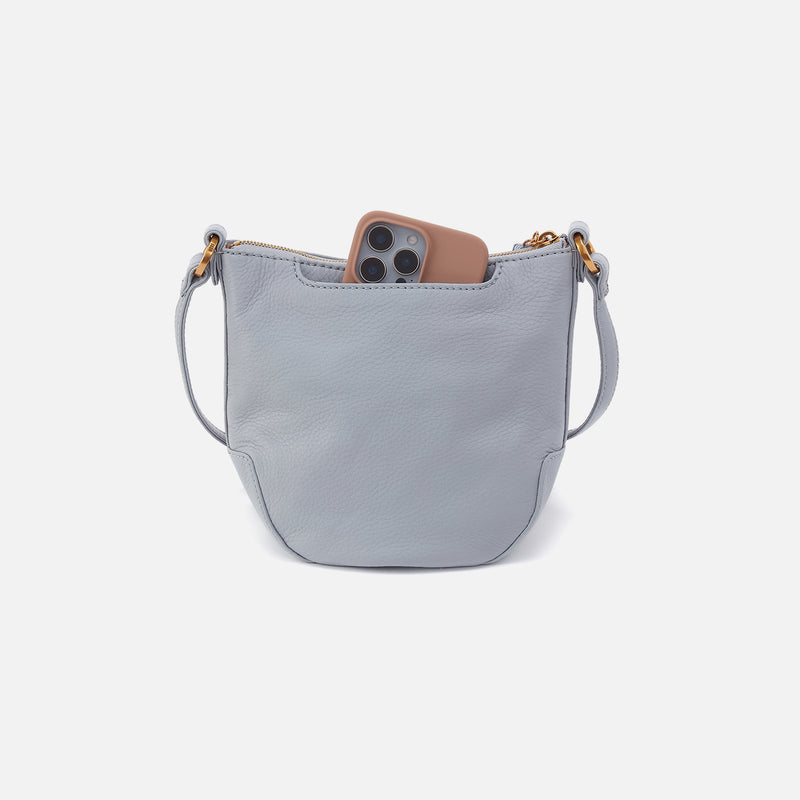 Lexi Crossbody in Pebbled Leather - Indigo Cloud