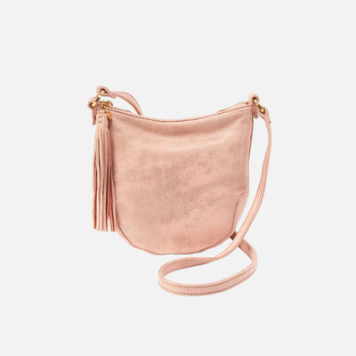 Lexi Crossbody in Metallic Leather - Shiny Penny