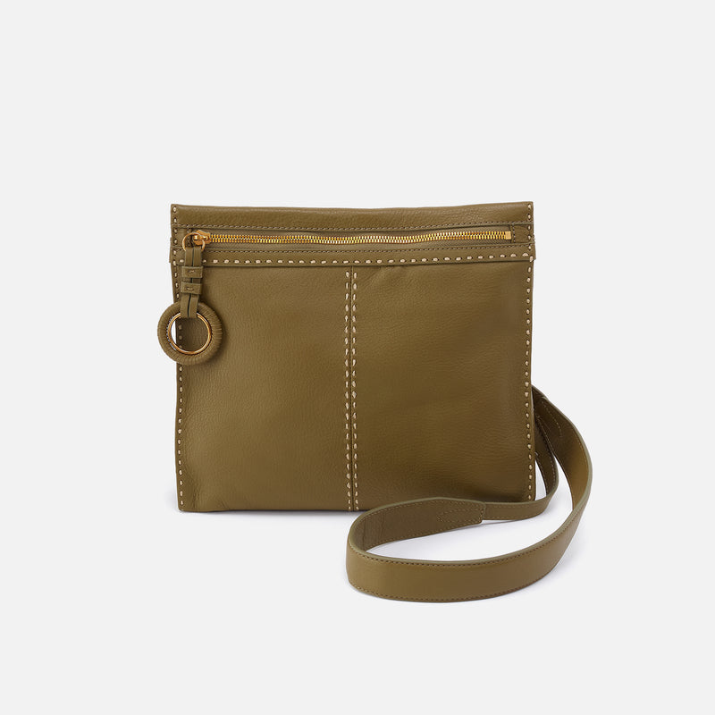 Austin Medium Crossbody In Pebbled Leather - Sunlit Sage