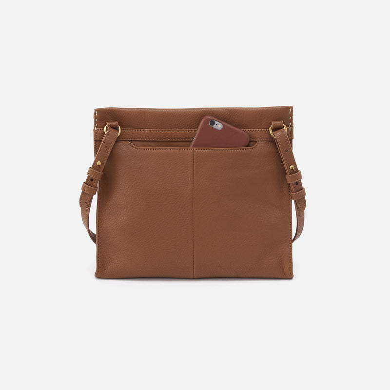 Austin Medium Crossbody In Pebbled Leather - Timber Brown