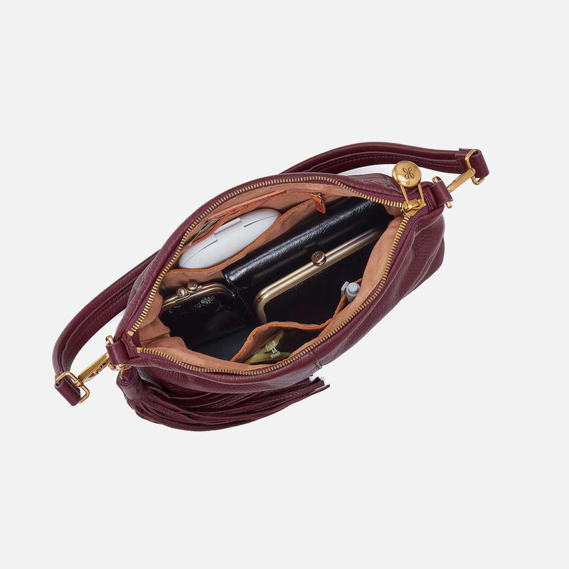 Kori Crossbody in Pebbled Leather - Mulberry Glaze