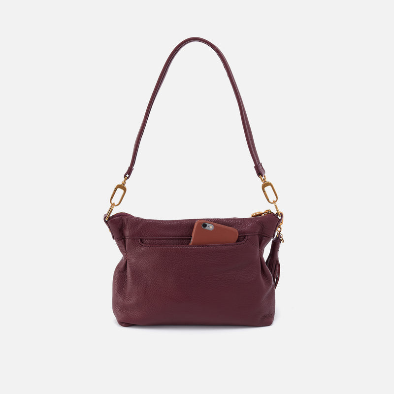 Kori Crossbody in Pebbled Leather - Mulberry Glaze