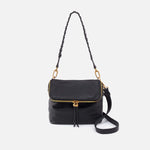 Fernwell Medium Crossbody in Pebbled Leather - Black