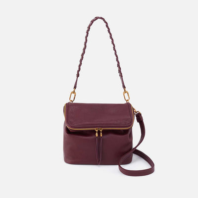 Fernwell Medium Crossbody in Pebbled Leather - Mulberry Glaze