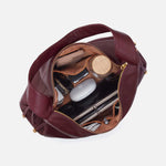 Kori Hobo in Pebbled Leather - Mulberry Glaze