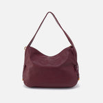 Kori Hobo in Pebbled Leather - Mulberry Glaze