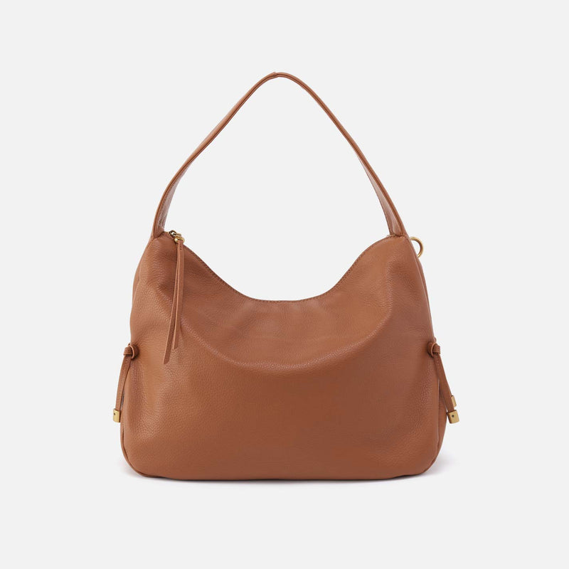 Kori Hobo in Pebbled Leather - Warm Honey