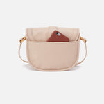 Kiva Small Crossbody In Pebbled Leather - Stonewash