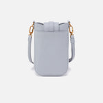 Expedition Phone Crossbody in Pebbled Leather - Indigo Cloud