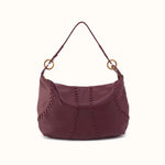 Opal Shoulder in Pebbled Leather - Mulberry Glaze