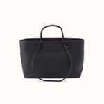 Studio Softie Tote In Pebbled Leather - Black