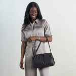 Isabelle Shoulder In Pebbled Leather