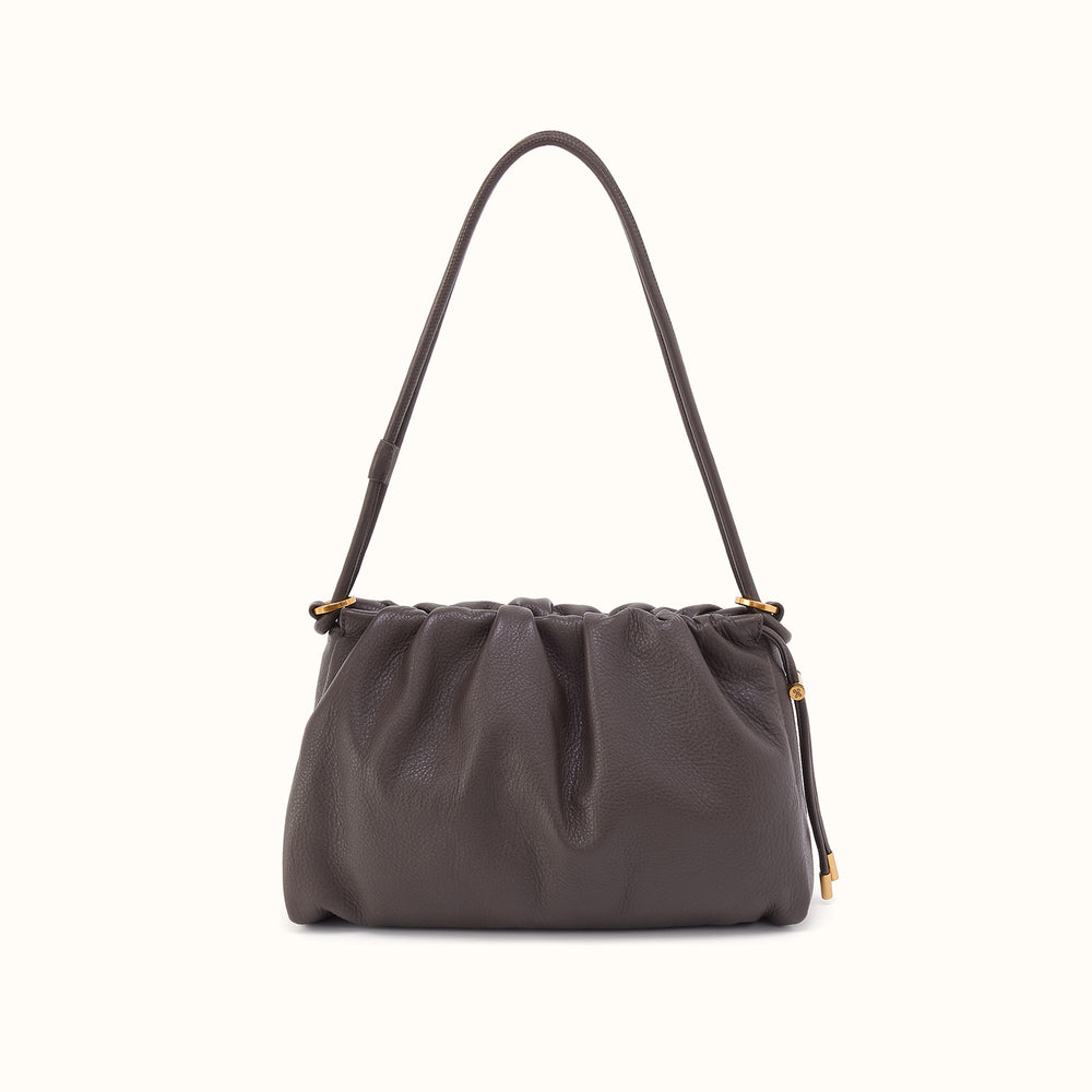 Isabelle Shoulder In Pebbled Leather