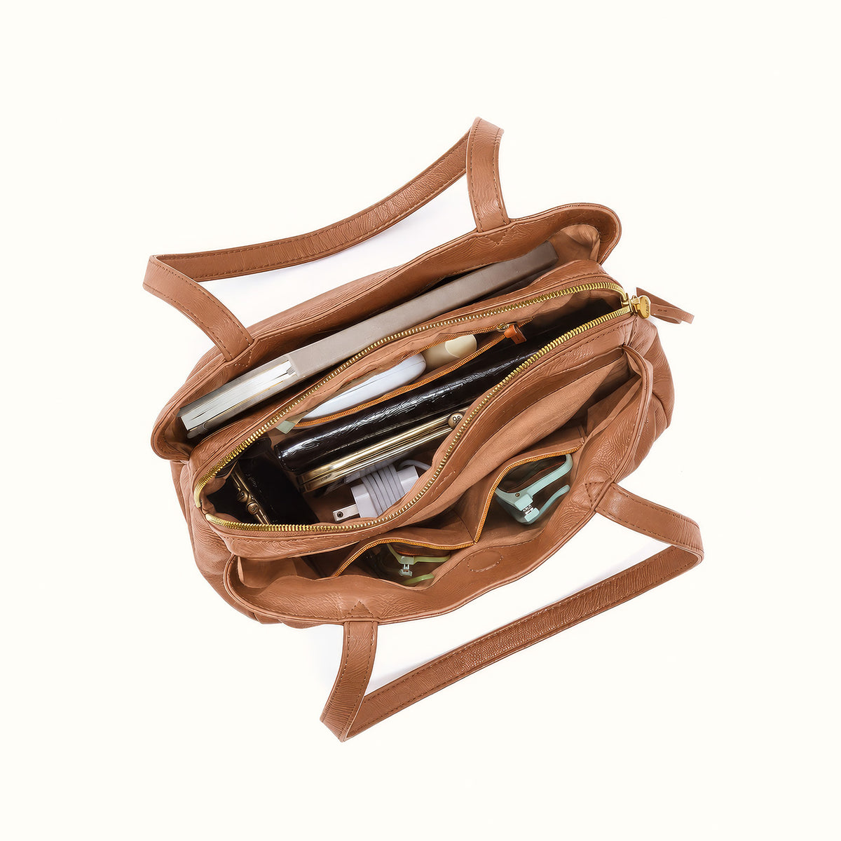 Starr Tote In Pebbled Leather