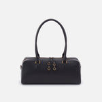 Sadie Satchel in Pebbled Leather - Black