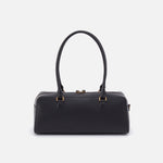 Sadie Satchel in Pebbled Leather - Black