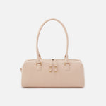 Sadie Satchel in Pebbled Leather - Stonewash