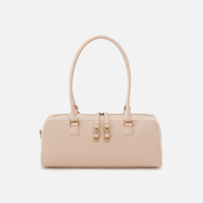 Sadie Satchel in Pebbled Leather - Stonewash