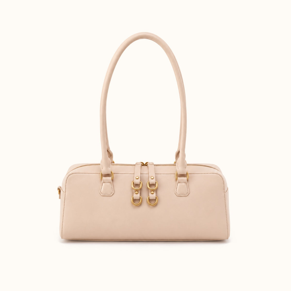 Sadie Satchel in Pebbled Leather - Stonewash