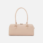 Sadie Satchel in Pebbled Leather - Stonewash