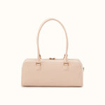 Sadie Satchel in Pebbled Leather - Stonewash