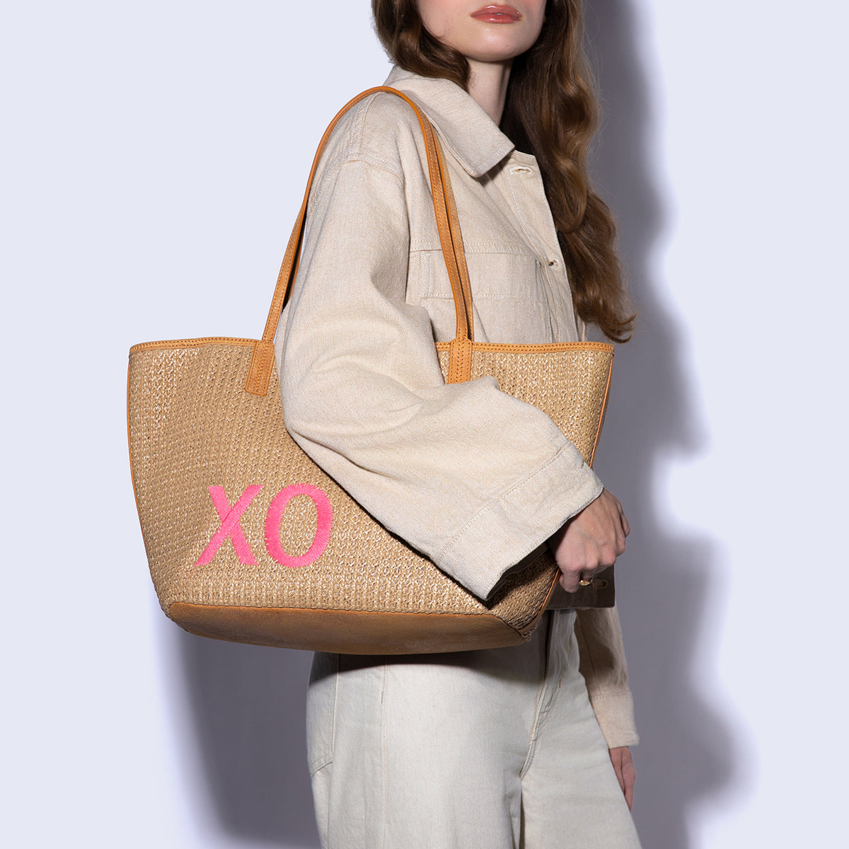 All That Tote In Woven Straw - Meadow Woven Straw