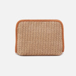 Beauty Cosmetic Pouch In Woven Straw - Meadow Woven Straw