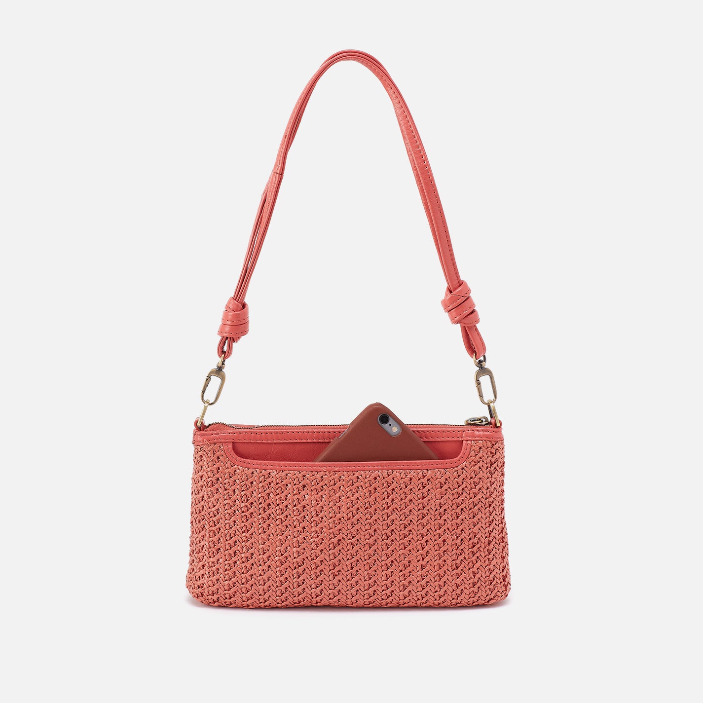 Darcy Crossbody In Woven Straw - Wild Rose Woven Straw – HOBO