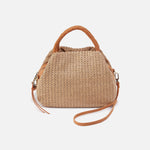 Darling Small Satchel In Woven Straw - Meadow Woven Straw