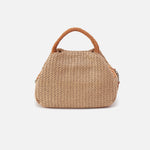 Darling Small Satchel In Woven Straw - Meadow Woven Straw