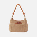 Madison Shoulder Bag In Woven Straw - Meadow Woven Straw
