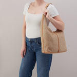 La Jolla Hobo In Woven Straw - Meadow Woven Straw