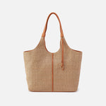 La Jolla Tote In Woven Straw - Meadow Woven Straw