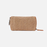 Spark Double Eyeglass Case In Woven Straw - Meadow Woven Straw