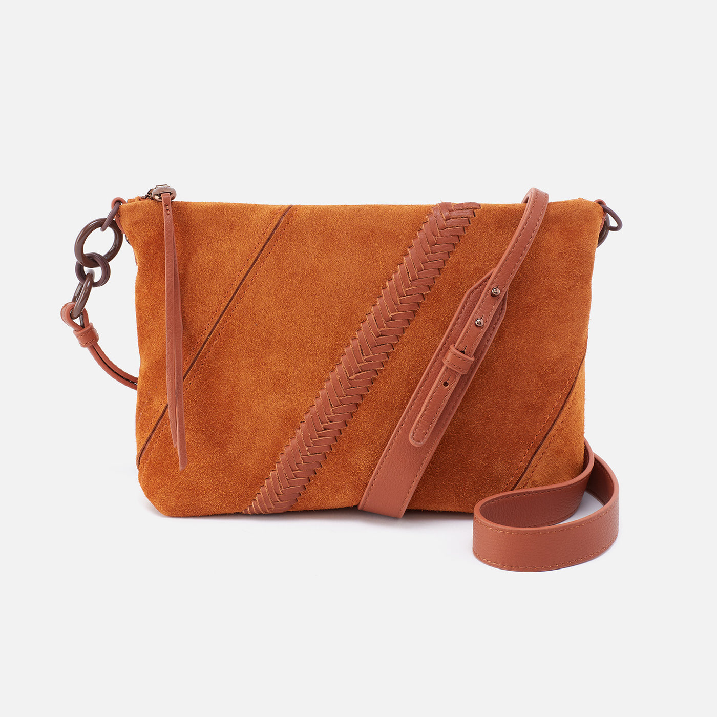 Shila Crossbody Bag in Saddle Suede