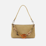 Darcy Crossbody With Charm In Suede Leather - Twilight Fern