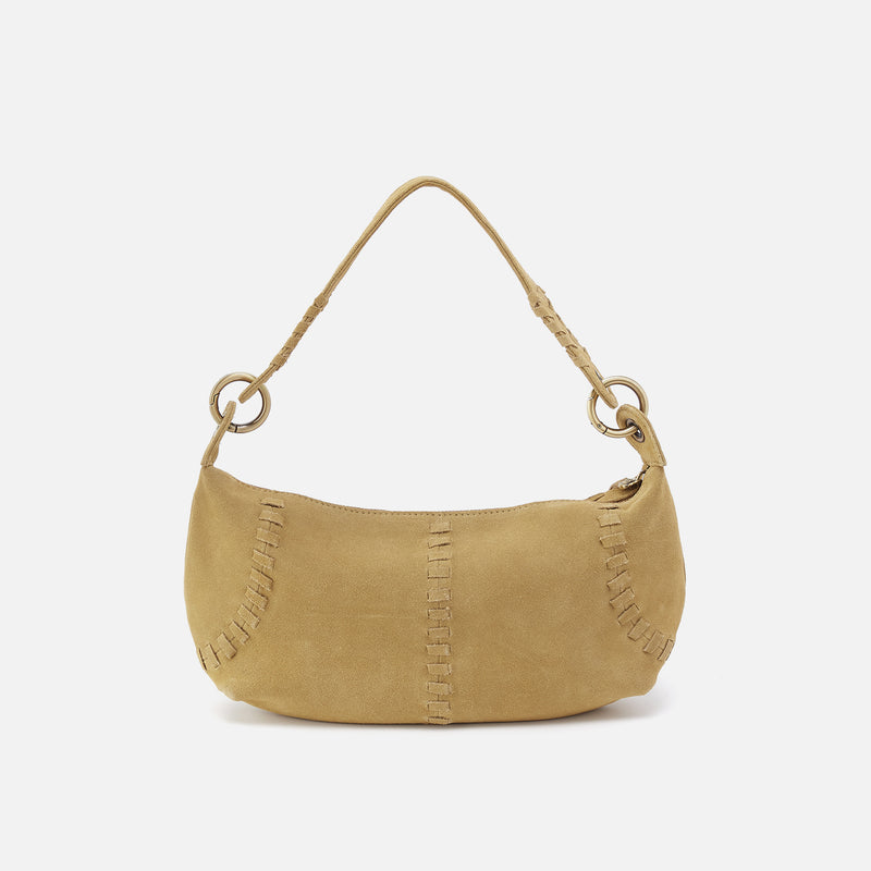 Opal Mini Shoulder In Suede Leather - Twilight Fern