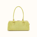 Sadie Satchel in Suede Leather - Limelight