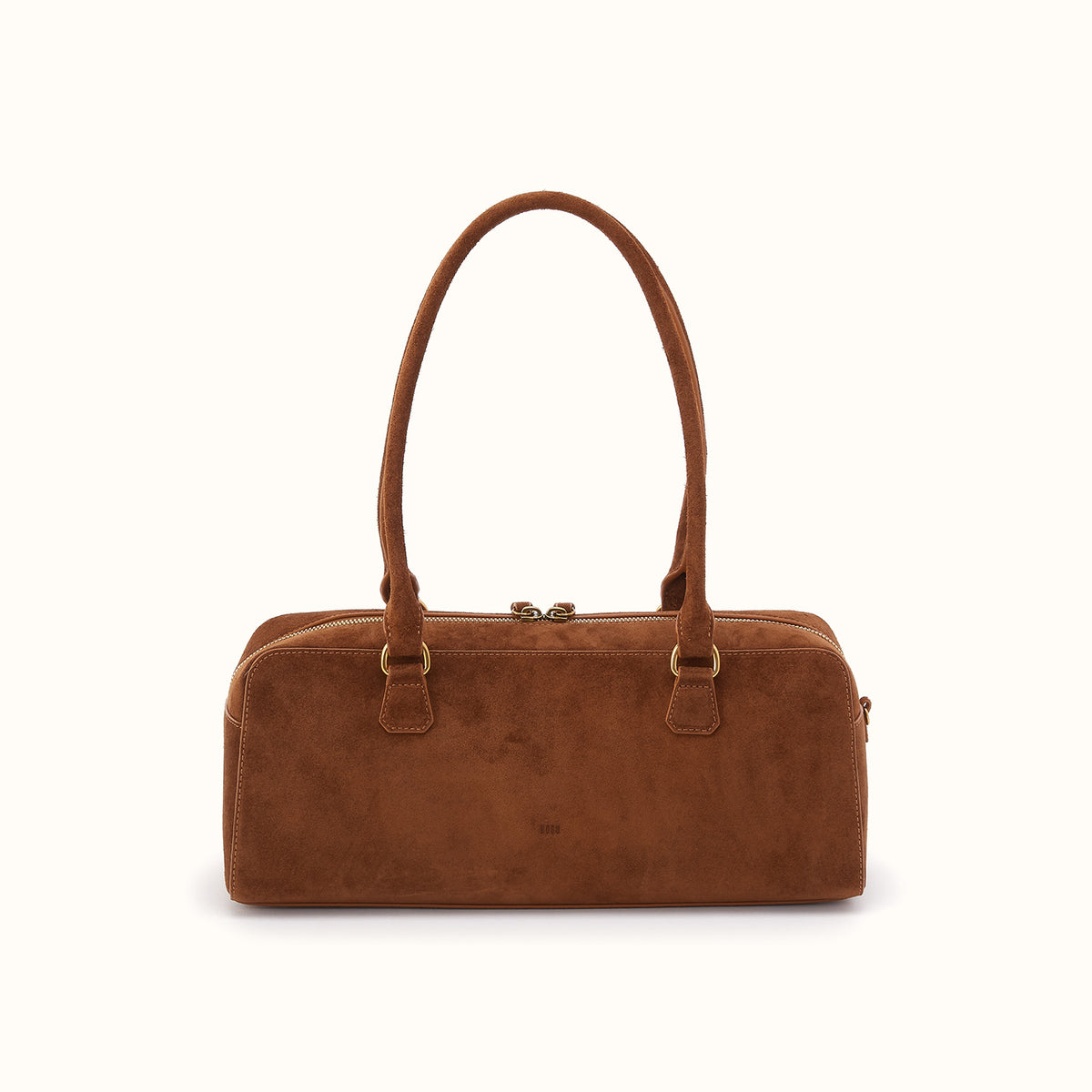 Sadie Satchel in Suede Leather - Truffle