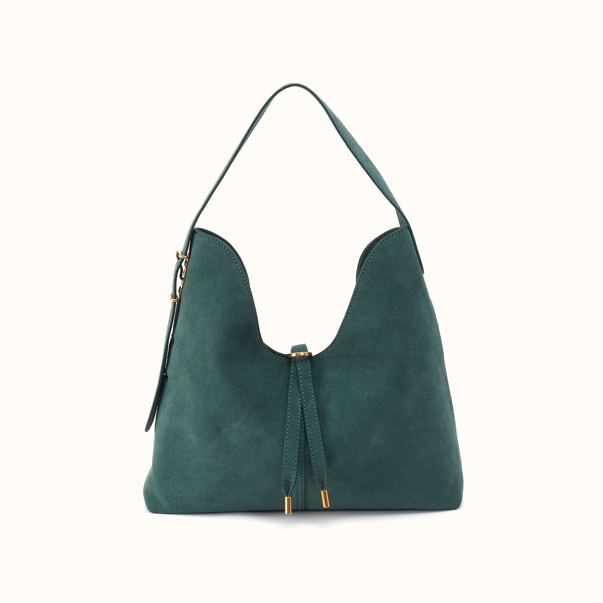 Atlas Hobo Bag In Suede Leather