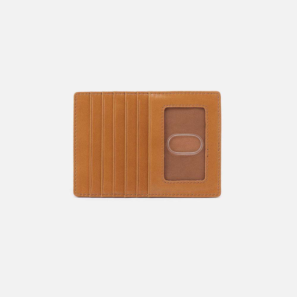 Euro Slide Card Case, Polished Leather
