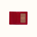Euro Slide Card Case In Polished Leather