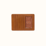 Euro Slide Card Case In Polished Leather