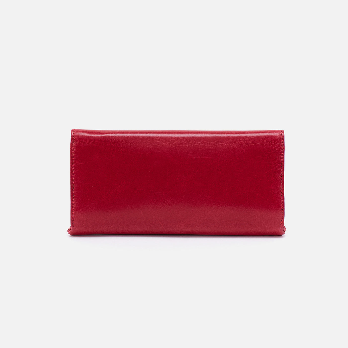 Rachel Continental Wallet in Polished Leather - Claret