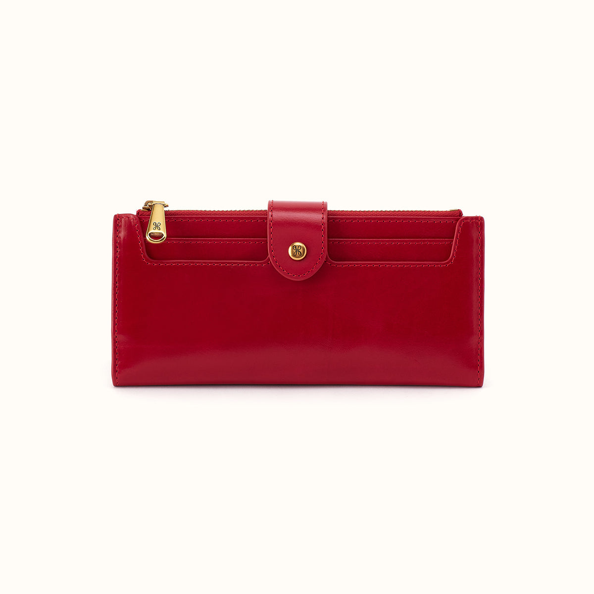 Dunn Continental Wallet In Polished Leather