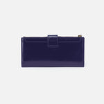 Dunn Continental Wallet in Polished Leather - Winter Violet