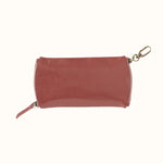 Spark Double Eyeglass Case In Polished Leather
